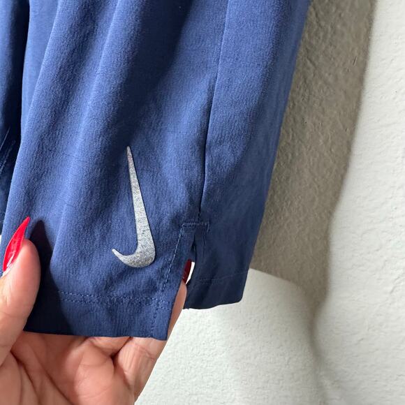 Nike Yoga Dri-FIT Blue 2-in-1 Shorts Men’s Small Liner Pocket Stretch Athletic - Picture 9 of 10